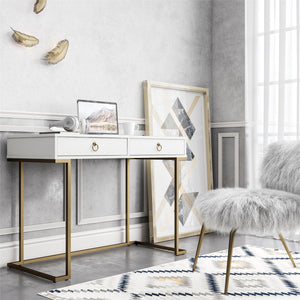 CosmoLiving Camila Writing Desk - White