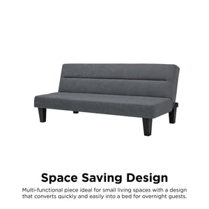 DHP Kebo Futon Sofa Bed - Dark Gray