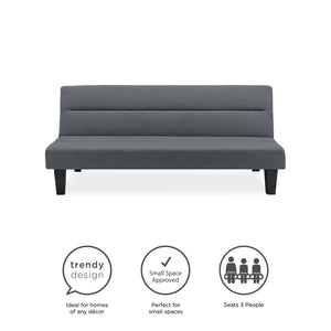 DHP Kebo Futon Sofa Bed - Dark Gray