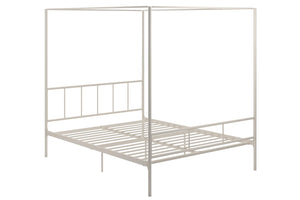 Novogratz Marion Canopy Bed - White - Queen