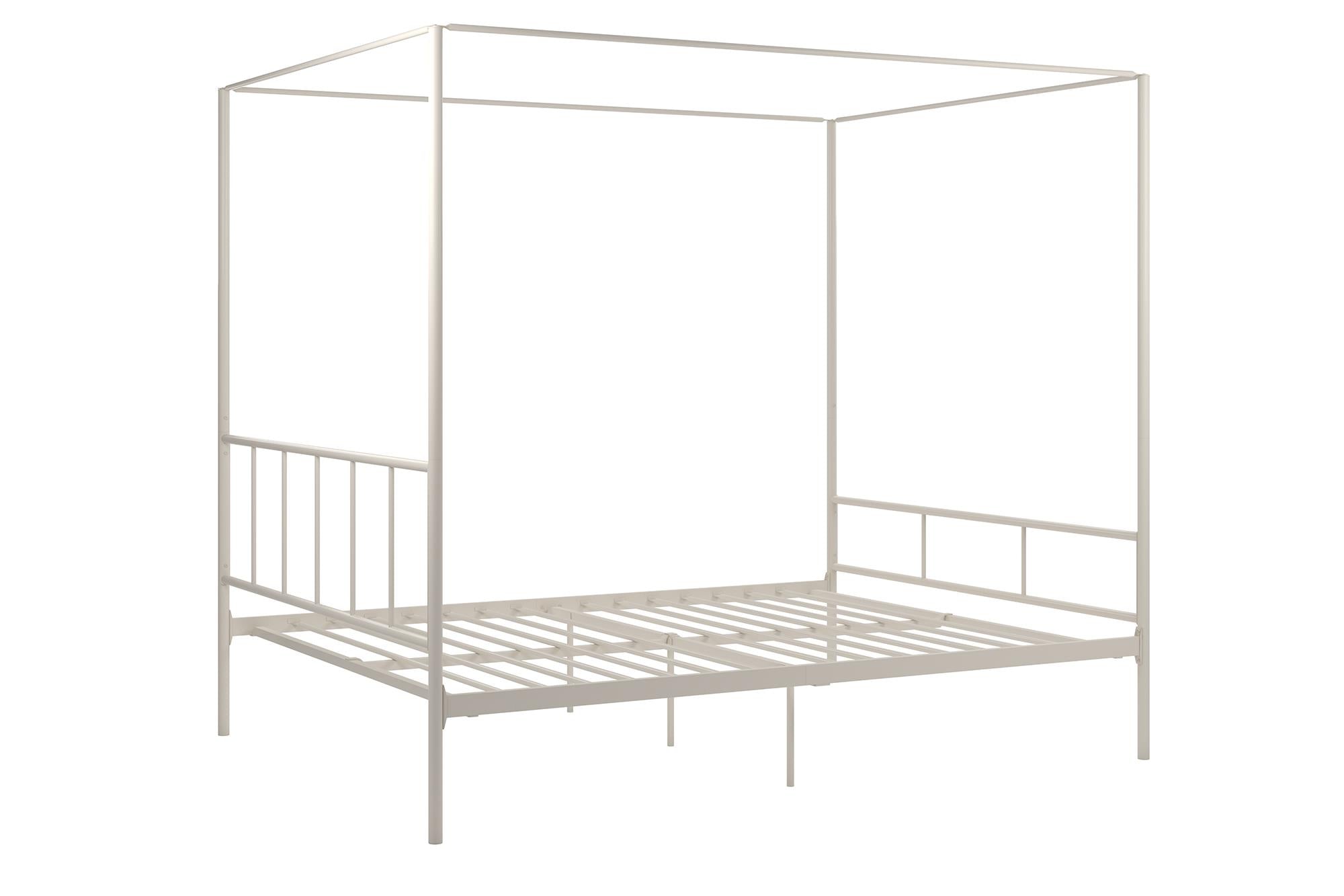 Novogratz Marion Canopy Bed - White - Queen