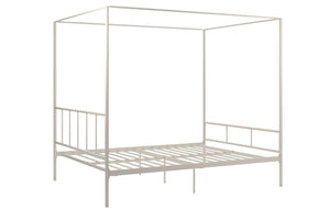 Novogratz Marion Canopy Bed - White - Queen