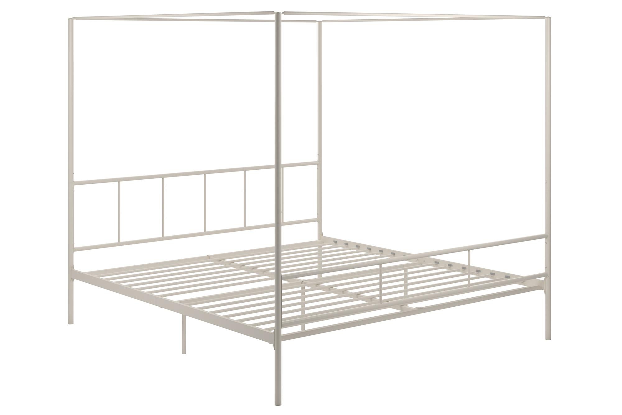 Novogratz Marion Canopy Bed - White - King
