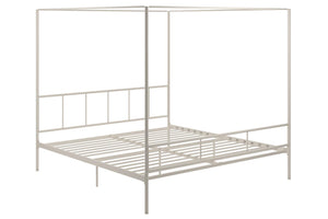 Novogratz Marion Canopy Bed - White - King