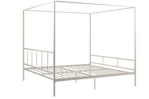 Novogratz Marion Canopy Bed - White - King