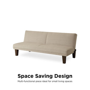 DHP Dillon Futon Sofa Bed - Tan