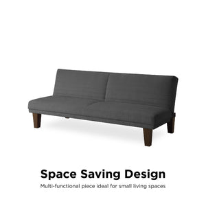 DHP Dillon Futon Sofa Bed - Gray
