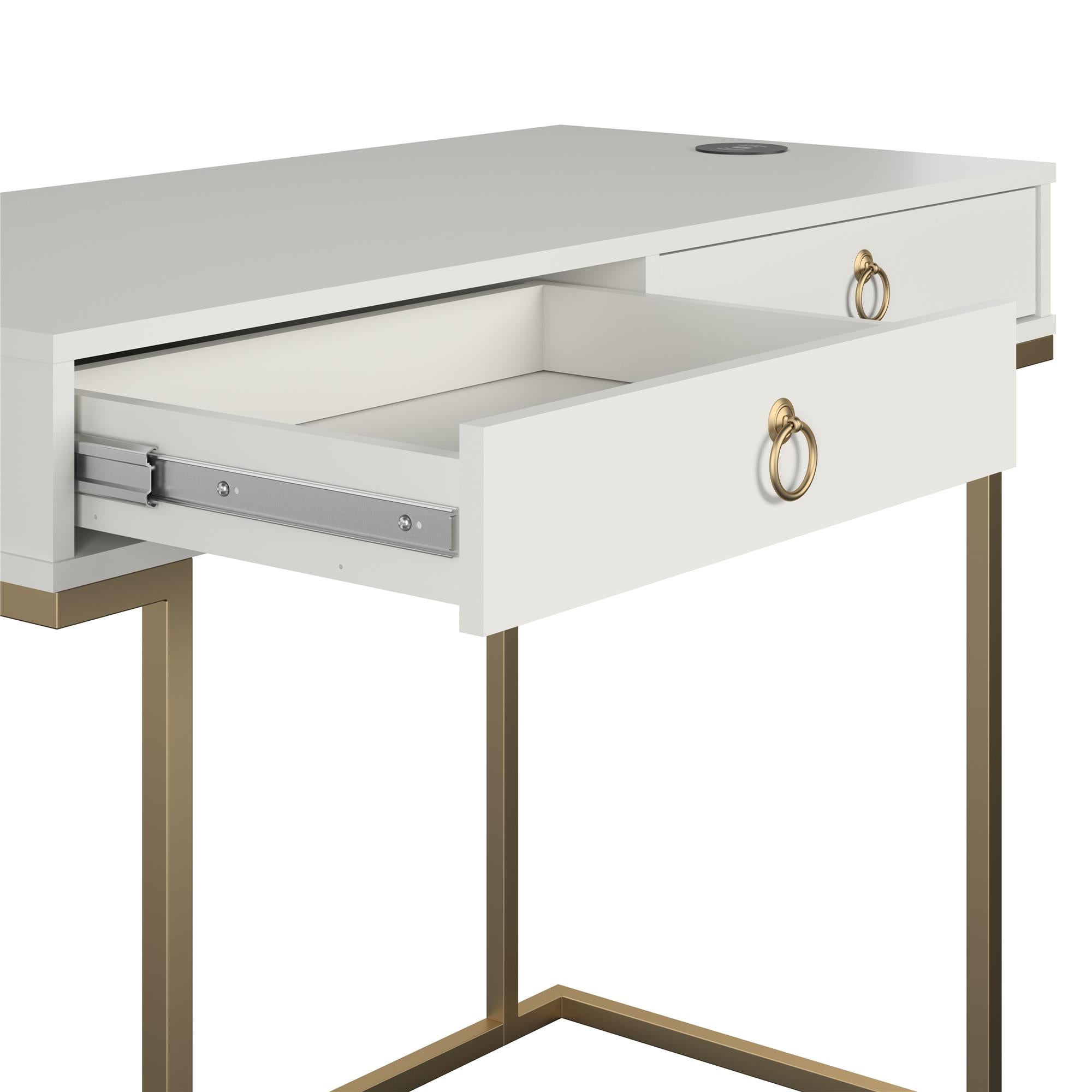 CosmoLiving Camila Writing Desk - White