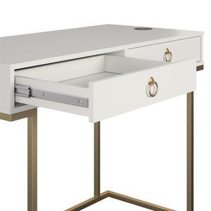 CosmoLiving Camila Writing Desk - White