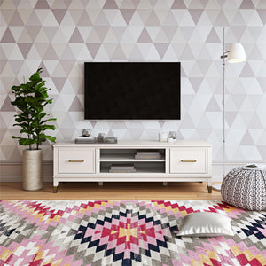 CosmoLiving Westerleigh TV Stand for TVs up to 65" - White