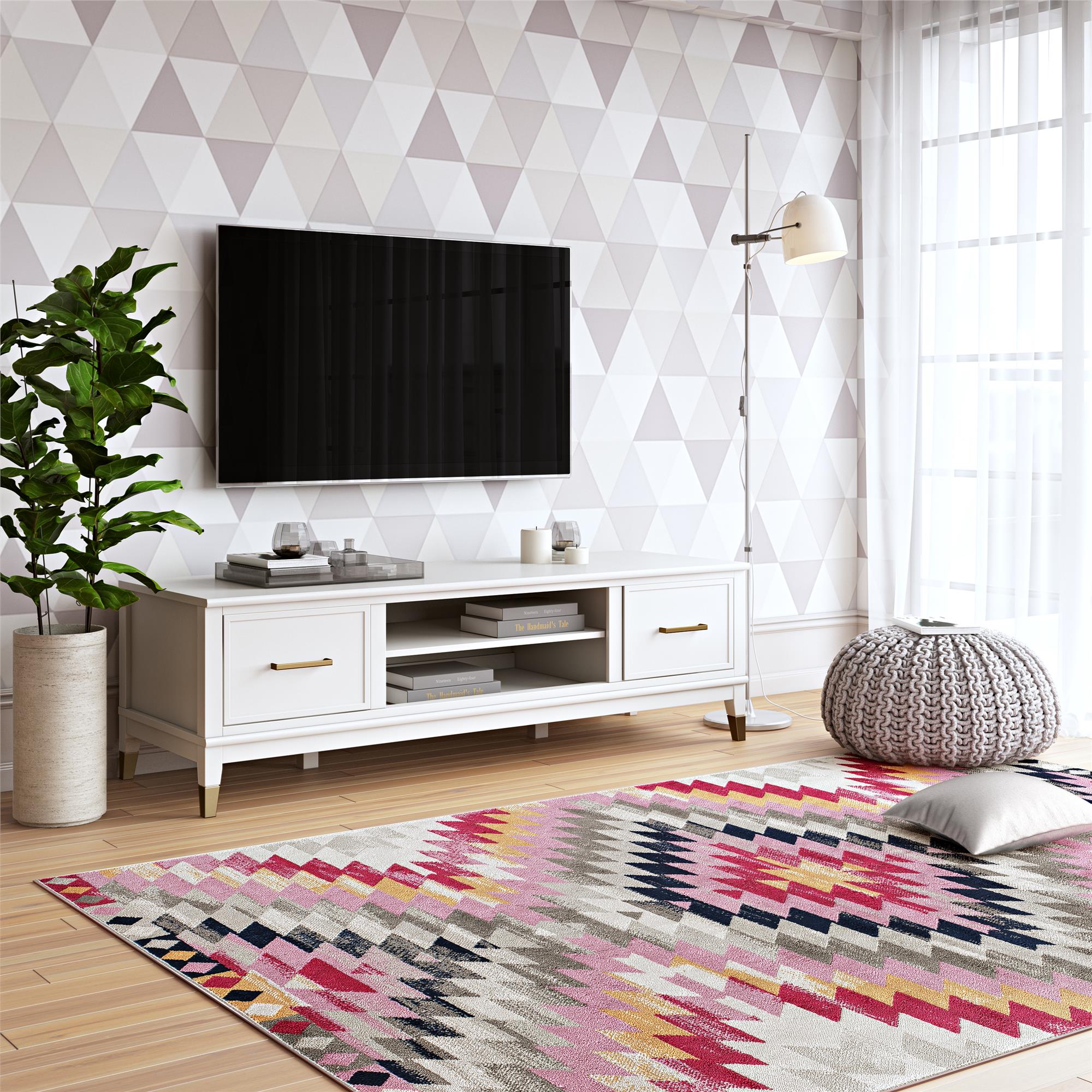 CosmoLiving Westerleigh TV Stand for TVs up to 65" - White