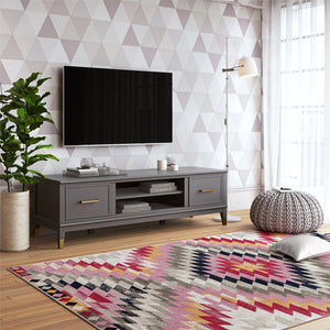 CosmoLiving Westerleigh TV Stand for TVs up to 65" - Graphite Grey