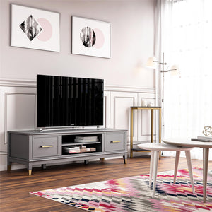 CosmoLiving Westerleigh TV Stand for TVs up to 65" - Graphite Grey
