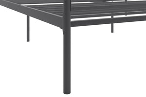 Novogratz Marion Canopy Bed - Dark Gray - King