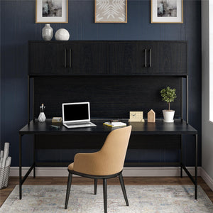 Ameriwood Home Parkside Hutch - Black Oak