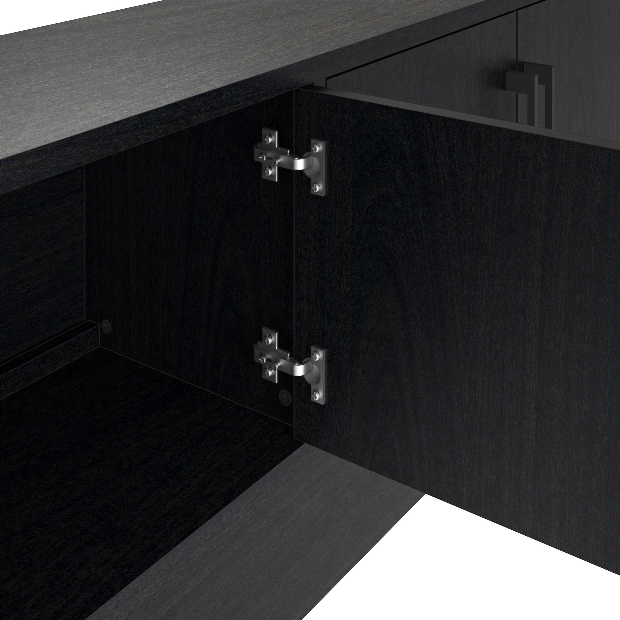Ameriwood Home Parkside Hutch - Black Oak