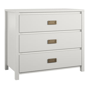 Haven 3-Drawer Kids' Dresser, White - White