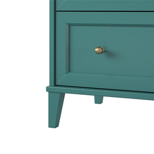 Ameriwood Home Monticello Tall 5 Drawer Dresser - Emerald Green