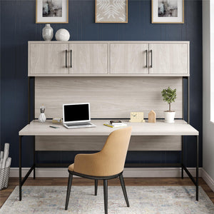 Ameriwood Home Parkside Hutch - Natural White Oak