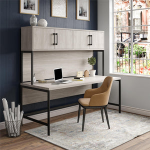 Ameriwood Home Parkside Hutch - Natural White Oak
