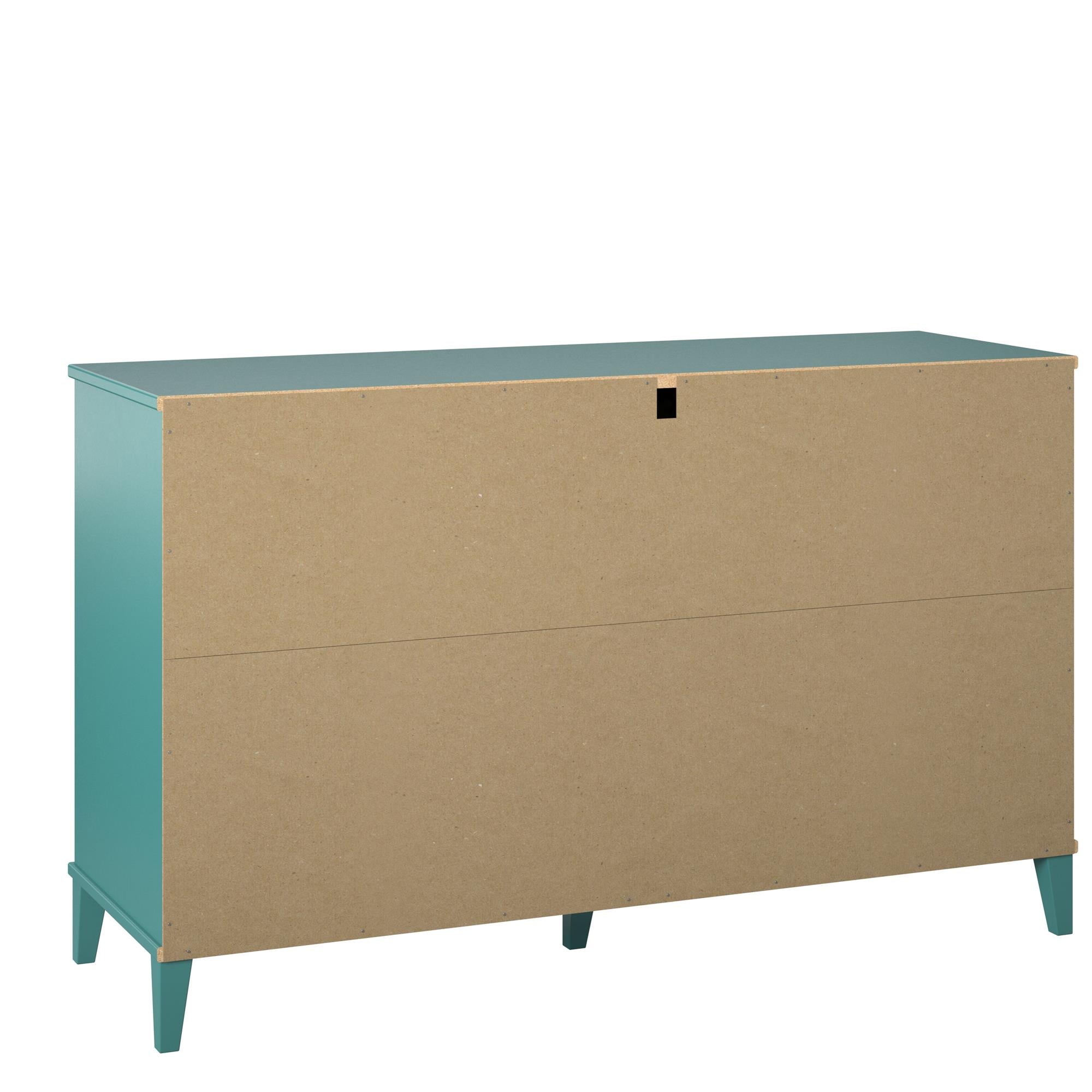 Ameriwood Home Monticello Wide 6-Drawer Dresser - Emerald Green