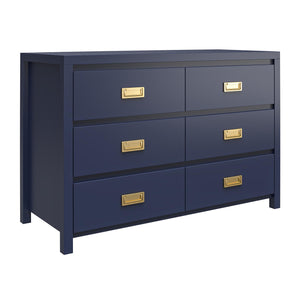 Monarch Hill Haven 6-Drawer Kids' Dresser, Navy - Navy