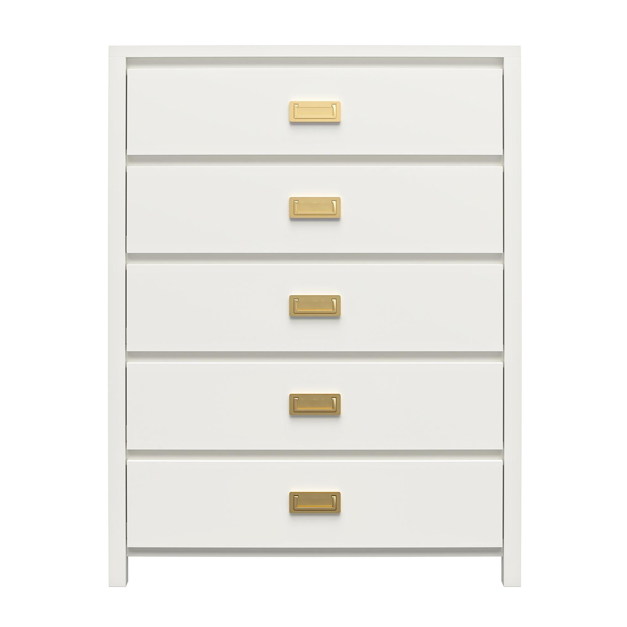 Monarch Hill Haven 5-Drawer Kids' Dresser, White - White