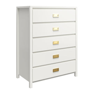 Monarch Hill Haven 5-Drawer Kids' Dresser, White - White