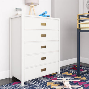 Monarch Hill Haven 5-Drawer Kids' Dresser, White - White