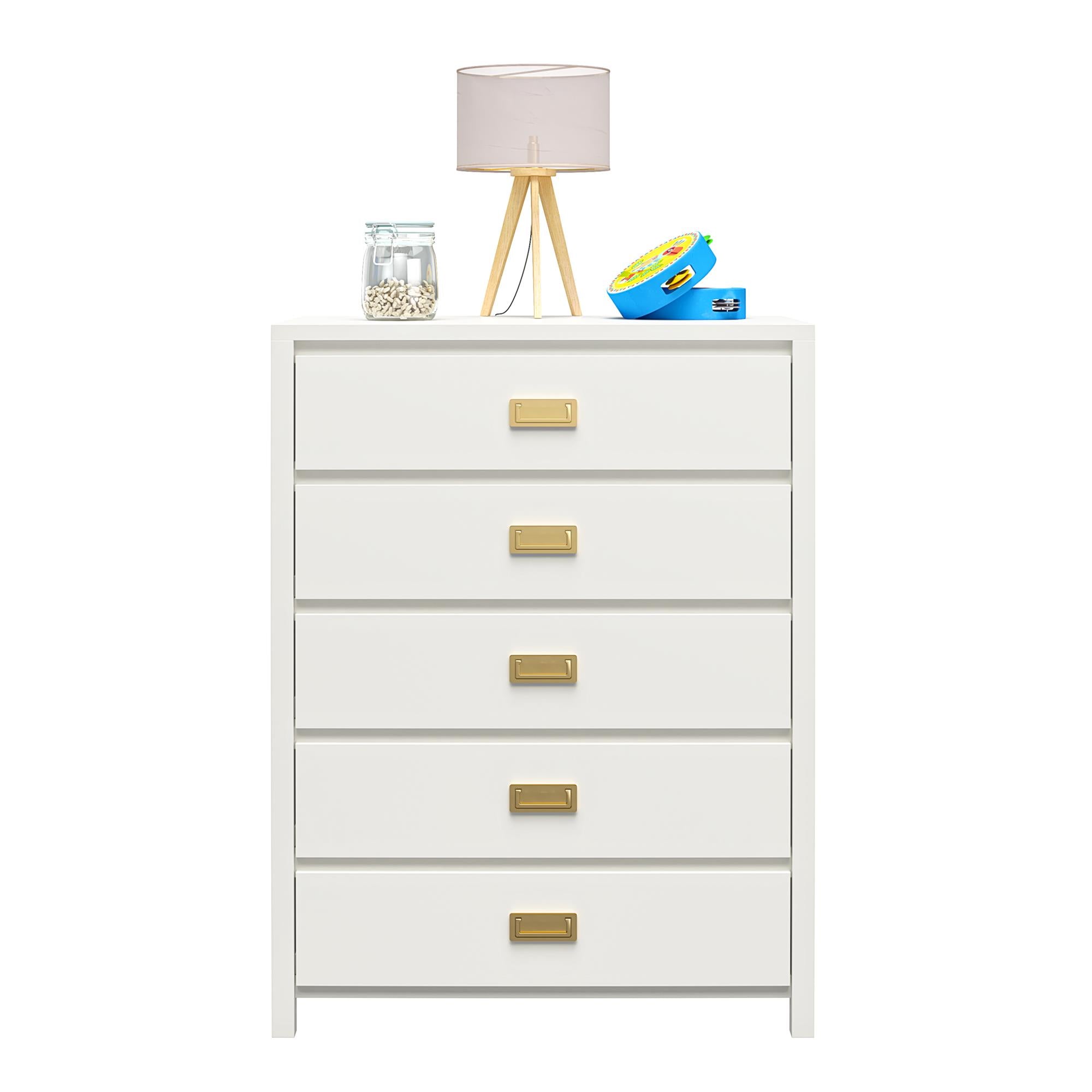 Monarch Hill Haven 5-Drawer Kids' Dresser, White - White