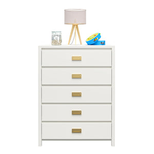 Monarch Hill Haven 5-Drawer Kids' Dresser, White - White