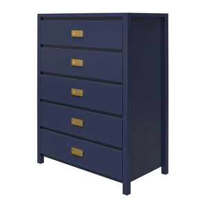 Monarch Hill Haven 5-Drawer Kids' Dresser, Navy - Navy