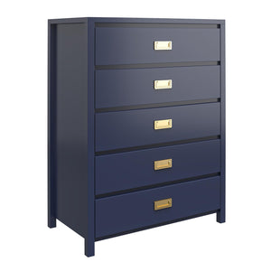 Monarch Hill Haven 5-Drawer Kids' Dresser, Navy - Navy
