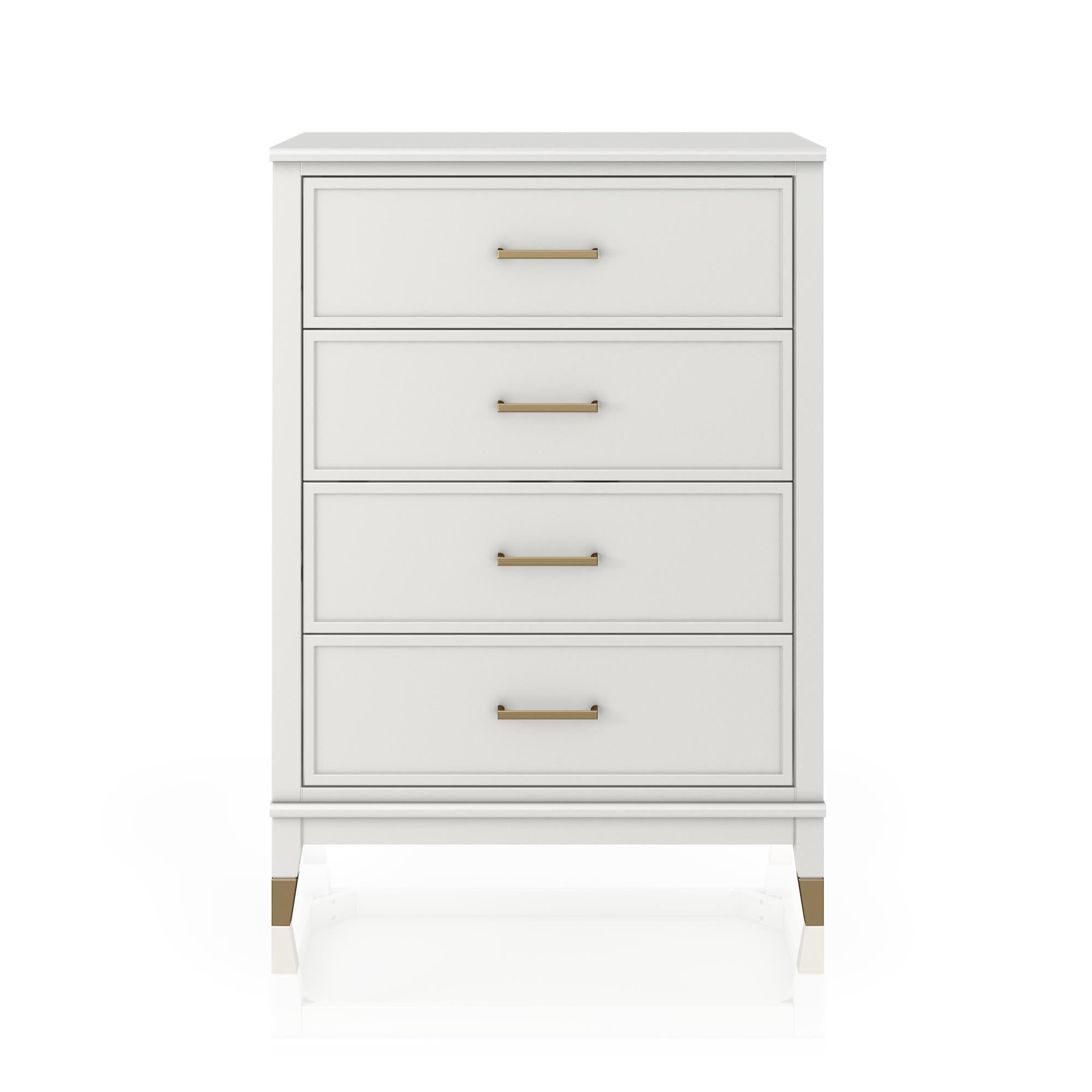 CosmoLiving Westerleigh 4-Drawer Dresser - White