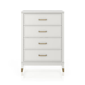 CosmoLiving Westerleigh 4-Drawer Dresser - White