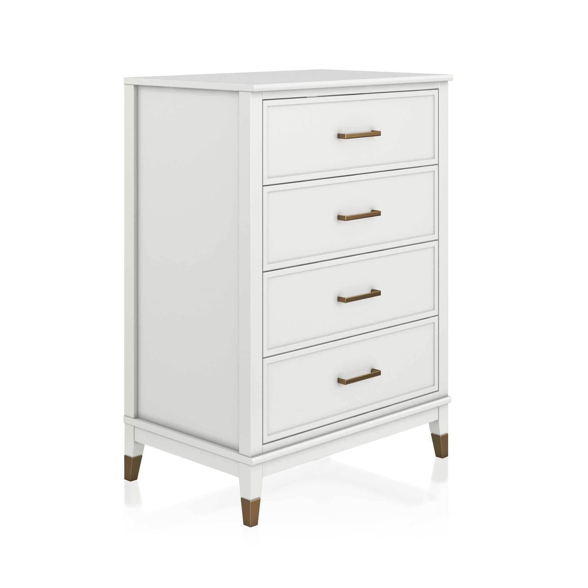 CosmoLiving Westerleigh 4-Drawer Dresser - White