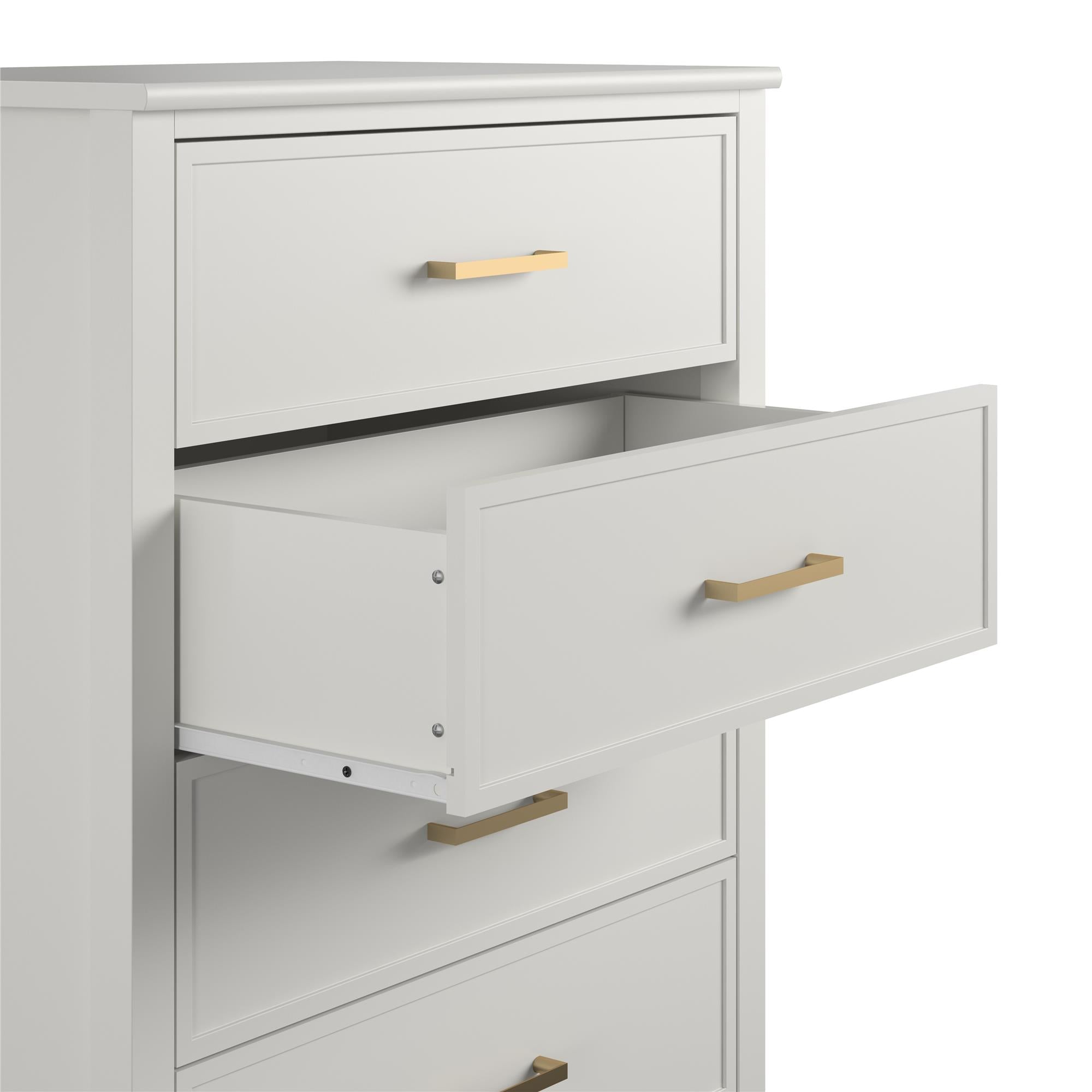 CosmoLiving Westerleigh 4-Drawer Dresser - White