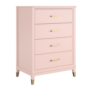 CosmoLiving Westerleigh 4-Drawer Dresser - Pale Dogwood