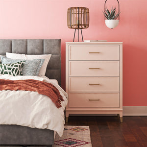 CosmoLiving Westerleigh 4-Drawer Dresser - Pale Dogwood