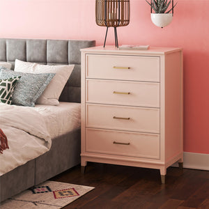 CosmoLiving Westerleigh 4-Drawer Dresser - Pale Dogwood