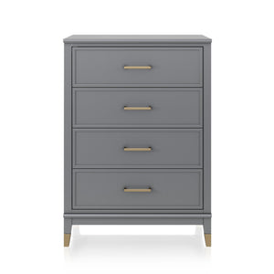CosmoLiving Westerleigh 4-Drawer Dresser - Graphite Grey
