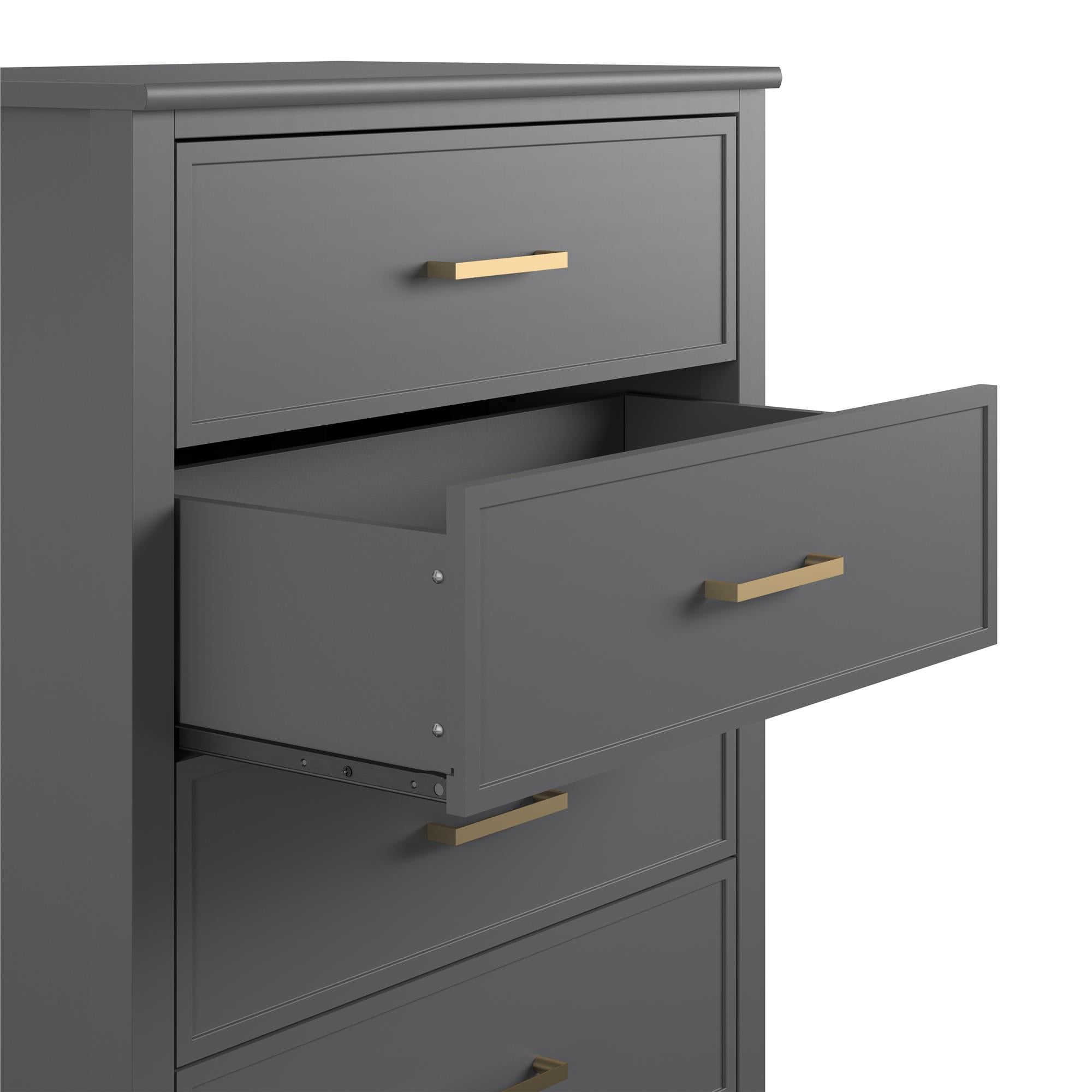 CosmoLiving Westerleigh 4-Drawer Dresser - Graphite Grey