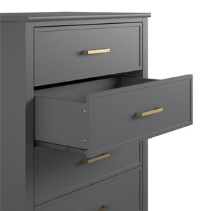 CosmoLiving Westerleigh 4-Drawer Dresser - Graphite Grey