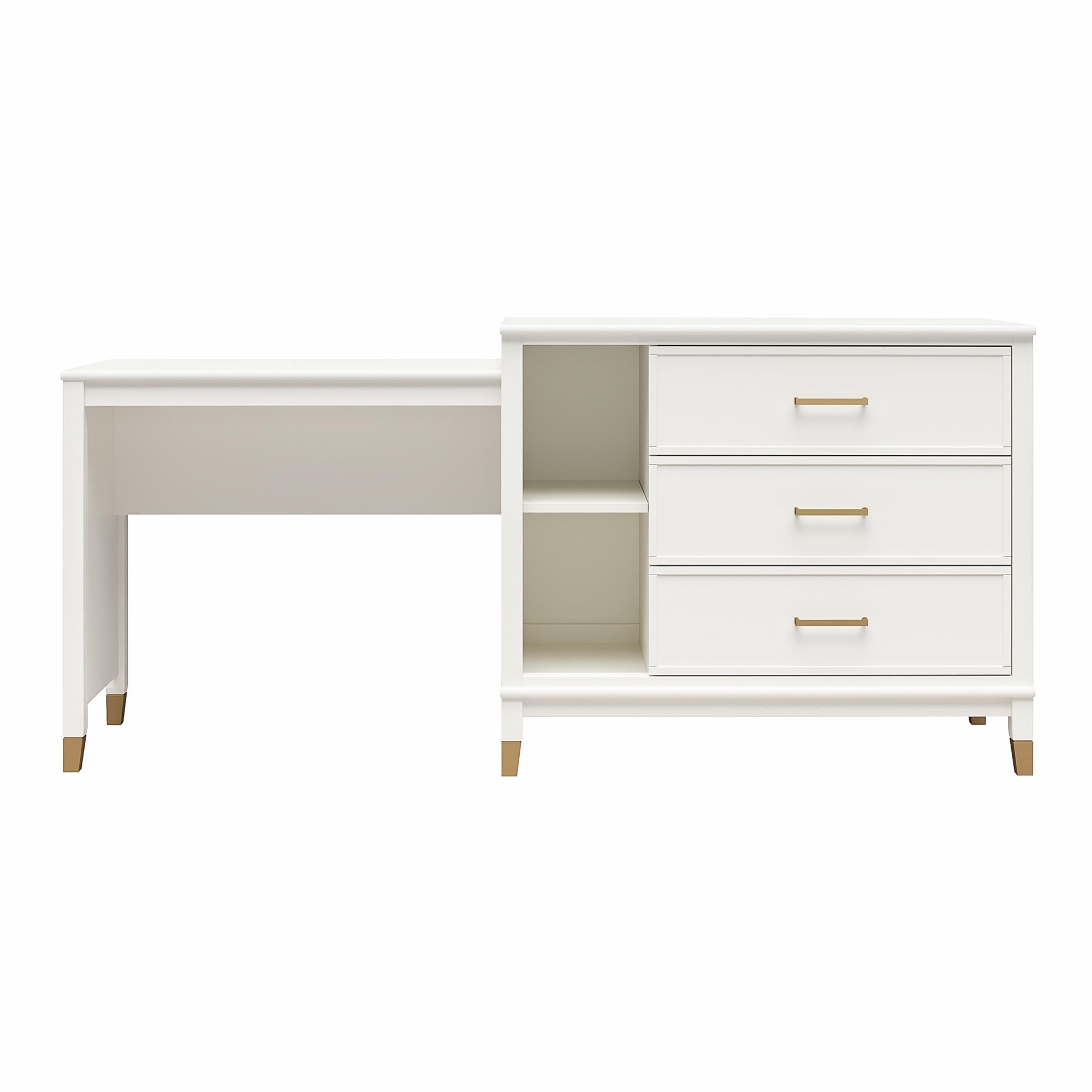 CosmoLiving Westerleigh 3-in-1 Media Dresser - White