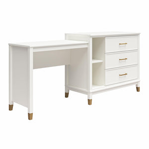 CosmoLiving Westerleigh 3-in-1 Media Dresser - White