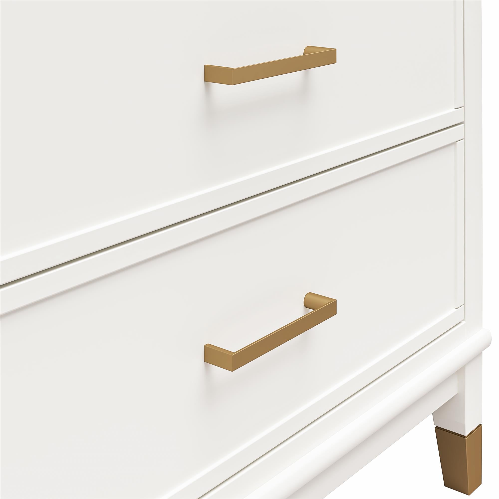 CosmoLiving Westerleigh 3-in-1 Media Dresser - White