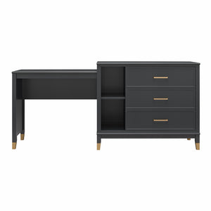CosmoLiving Westerleigh 3-in-1 Media Dresser - Black