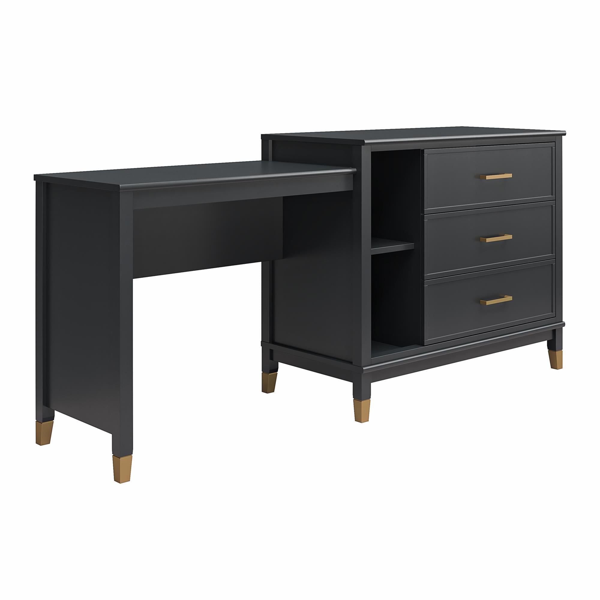 CosmoLiving Westerleigh 3-in-1 Media Dresser - Black