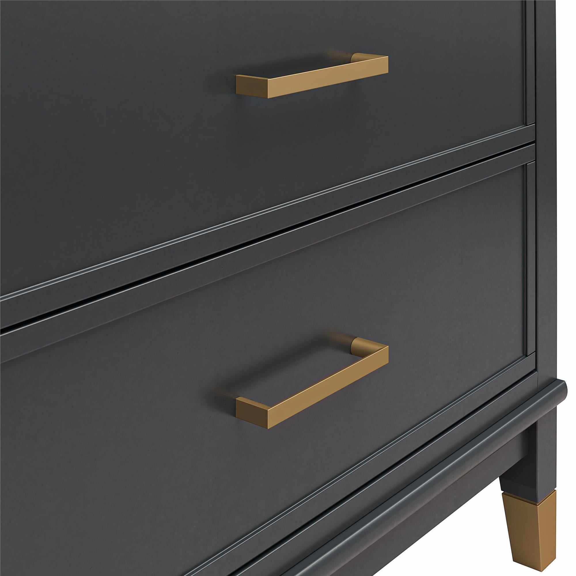 CosmoLiving Westerleigh 3-in-1 Media Dresser - Black