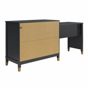 CosmoLiving Westerleigh 3-in-1 Media Dresser - Black